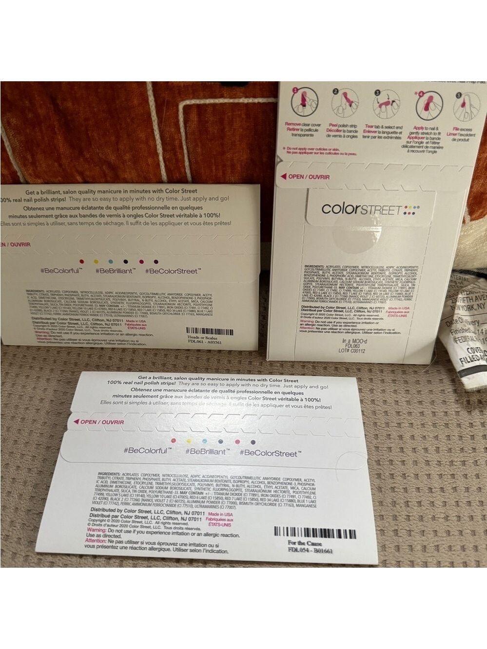 **NEW**Color Street Nail Polish Strips Set of 3 (2020) - Picture 2 of 2